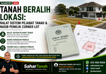 tanah beralih lokasi