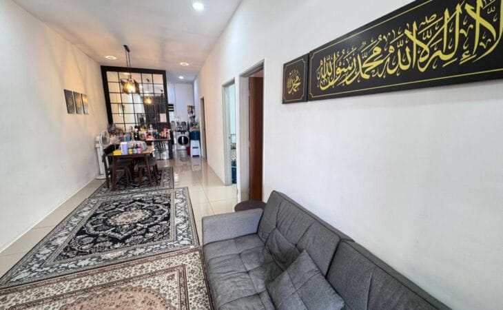 Rumah teres furnished Taman Seri Damai Sejahtera Kuantan RM250k