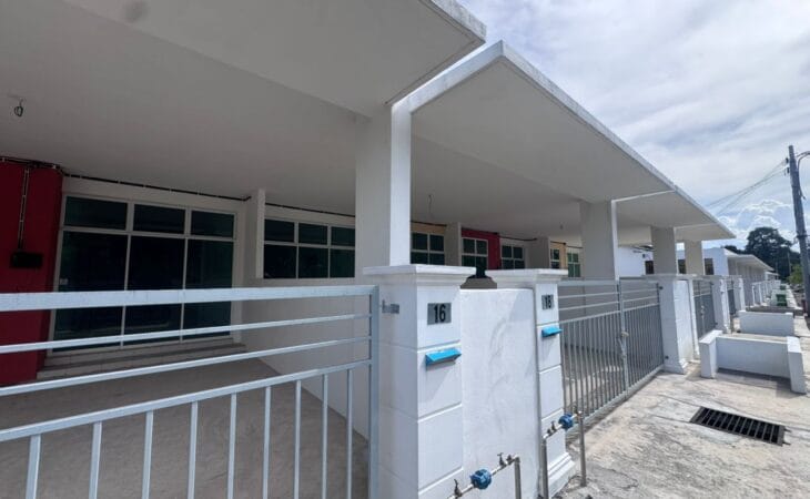 Rumah baru teres setingkat 4 bilik di Sungai Soi Damai Kuantan