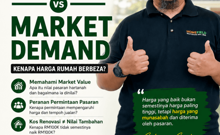 Market Value vs Market Demand hartanah
