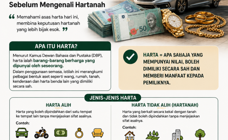 Apa itu harta dan perbezaan harta alih dengan hartanah